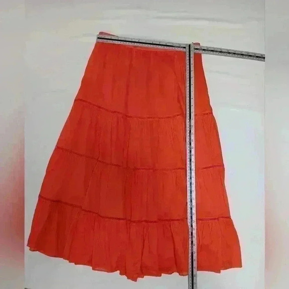 J.Crew teired skirt 💯 cotton. NWT. Ladies size M - Picture 5 of 7